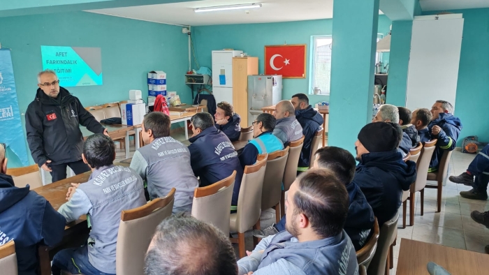 Körfez Belediyesi’nde tüm personele afet eğitimi verildi